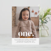 Invitation Photo à deux côtés Jour d'anniversaire - Garçon fi (Debout devant)