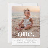 Invitation Photo à double face Anniversaire - Garçons (Devant)