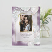 Invitation PHOTO À ENREGISTRER LA DATE |  Carton d'invitation (Debout devant)