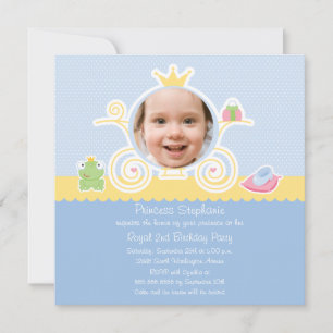Invitation photo à la cérémonie d'anniversaire de 