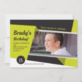 Invitation photo à la mode (Devant)