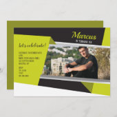 Invitation photo à la mode (Devant / Derrière)