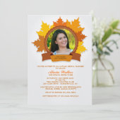 Invitation photo à la mode automne (Debout devant)