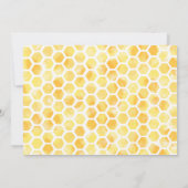 Invitation photo Abeille Jaune (Dos)