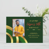 Invitation photo abstrait moderne (Debout devant)