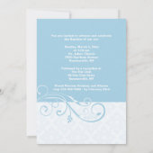 Invitation photo abstraite à tourbillon religieux (Dos)