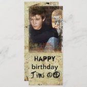 invitation photo ado (Devant / Derrière)