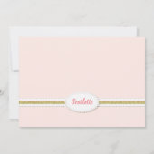 Invitation photo anniversaire 2 ans fille thème la (Dos)