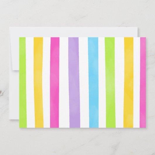 Invitation photo anniversaire bonbons modifiable (Dos)