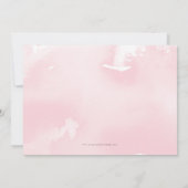 Invitation PHOTO ANNIVERSAIRE DE ENFANT PARTY cygne princesse (Dos)