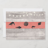 Invitation Photo Anniversaire de la fête crevette faire bouil (Dos)