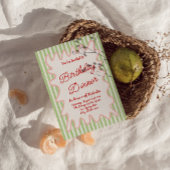 Invitation Photo Anniversaire Dîner d'anniversaire