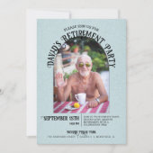 Invitation Photo Arch Retraite Party (Devant)