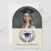 Invitation Photo Arch School College Annonces de diplômés (Devant)