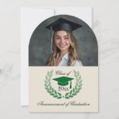 Invitation Photo Arch School College Annonces de diplômés (Devant)