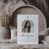 Invitation Photo Arché Première Communion Fille Merci