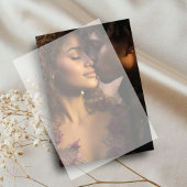 Invitation Photo Arrière - plan Card pour Vellum Enregistrer