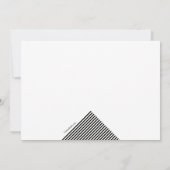 Invitation photo Arrière - plan géométrique (Dos)