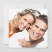 Invitation Photo au verso Cage à oiseaux Save the Date (Dos)