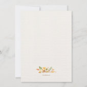 Invitation photo aux éléments de la forêt (Dos)