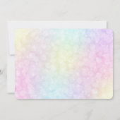 Invitation photo avec bulles (Dos)