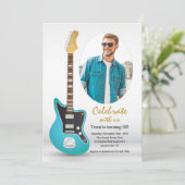 Invitation photo avec guitare électrique (Debout devant)