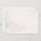 Invitation Photo Baby shower de dragon mou d'aquarelle (Dos)