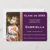 Invitation photo bilingue recto verso (Dos)