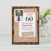 Invitation Photo Birthday Detret Top Secret N'importe quel In (Debout devant)