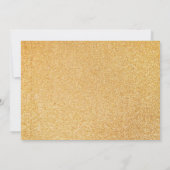 Invitation Photo Black Gold 60e anniversaire (Dos)