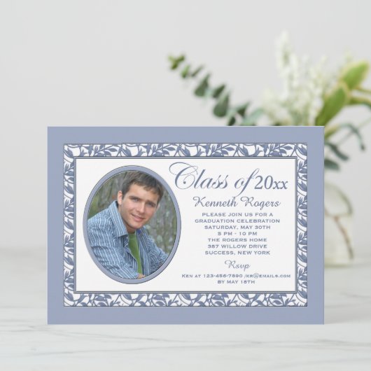 Invitation photo Blue Reflection (Debout devant)