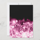 Invitation PHOTO Blush Pink Hollywood Lights Sweet 16 Party (Dos)