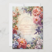 Invitation Photo Boho Fleur sauvage Meadow Graduation (Devant)