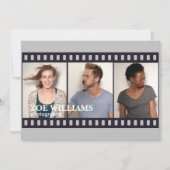 Invitation Photo Booth Film Bandes Photographie (Devant)