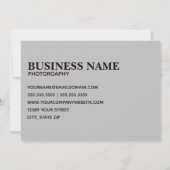 Invitation Photo Booth Film Bandes Photographie (Dos)