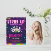 Invitation photo Bowling (Debout devant)