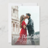 Invitation Photo & Calligraphie 2 Verti plus clair Enregistre (Devant)