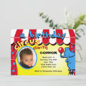 Invitation photo Carnival Circus (Debout devant)