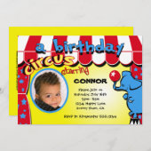 Invitation photo Carnival Circus (Devant / Derrière)