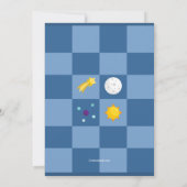 Invitation photo Carrés de l'espace (Dos)