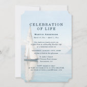 Invitation Photo Célébration de la vie de la voile nautique (Devant)