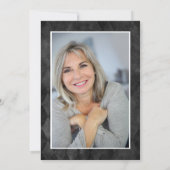 Invitation Photo Célébration de la vie Roses funérailles flor (Dos)