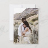 Invitation Photo céleste vintage Enregistrer La Date (Dos)