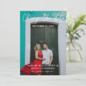 Invitation Photo - Changer la date (Debout devant)