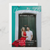 Invitation Photo - Changer la date (Devant / Derrière)