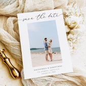 Invitation Photo chic stylish Mod Enregistrer la date 3