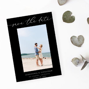Invitation Photo chic stylish Mod Enregistrer la date 3 - Noi