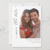 Invitation Photo chic stylish Mod Enregistrer la date 5 (Devant)
