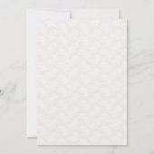 Invitation photo Christening/Baptême/Dédication (Dos)
