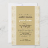 Invitation PHOTO CHRISTENING INVITES : pretty 3P (Dos)